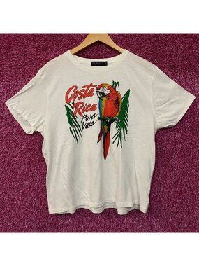 Junk Food Clothing Women's Costa Rica Vintage Style Women's Graphic Tee XL